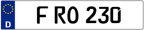 Truck License Plate